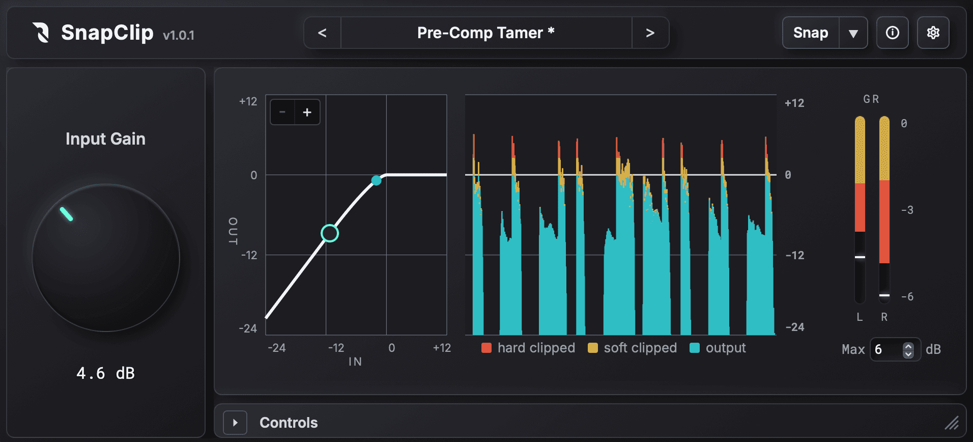 SnapClip compact mode